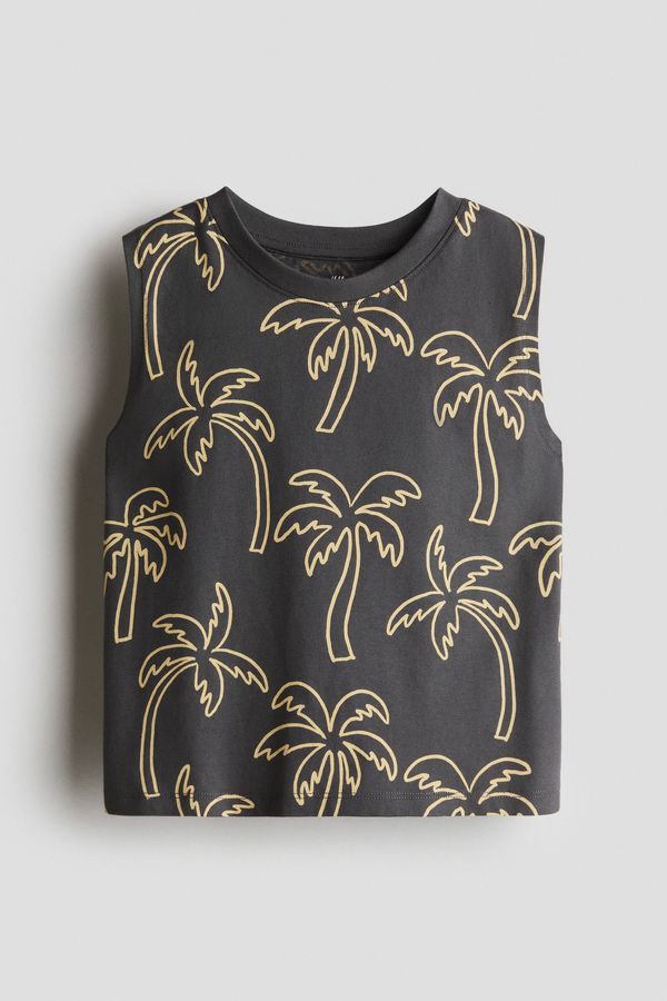Camiseta estampada de manga sisa