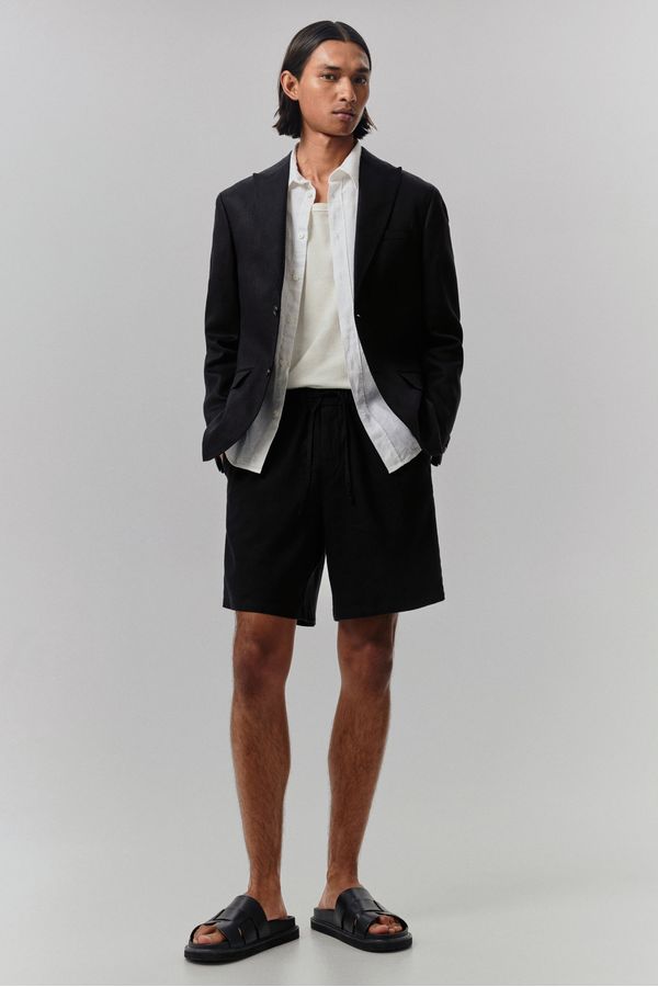 Shorts en mezcla de lino Relaxed Fit