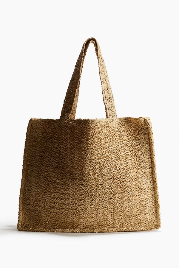 Bolso shopper de paja