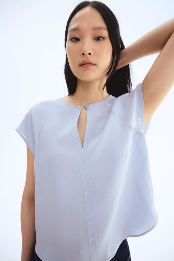Blusa en tejido de crepé