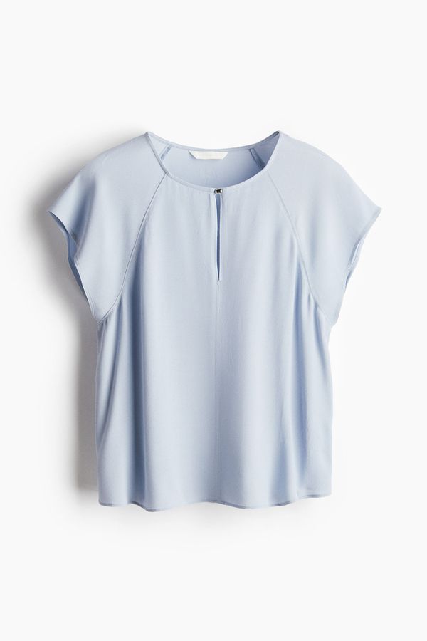 Blusa en tejido de crepé