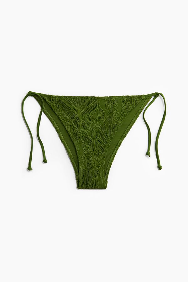Panti de bikini con tiras de anudar