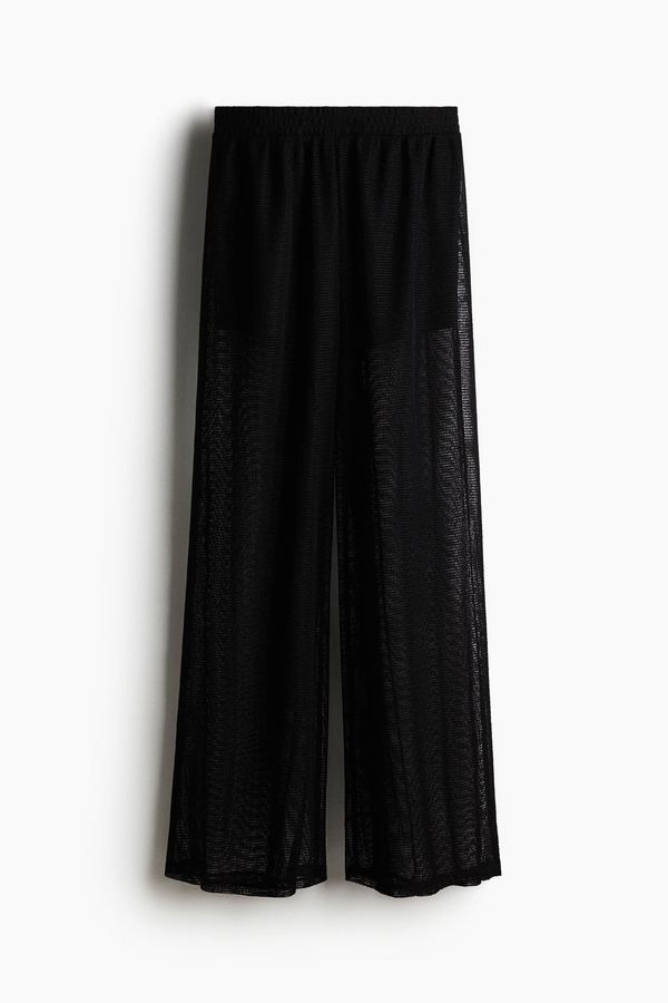 Pantalón ancho de malla