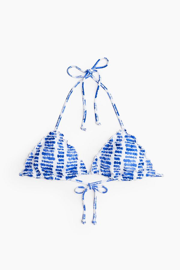 Top de bikini triangular con relleno