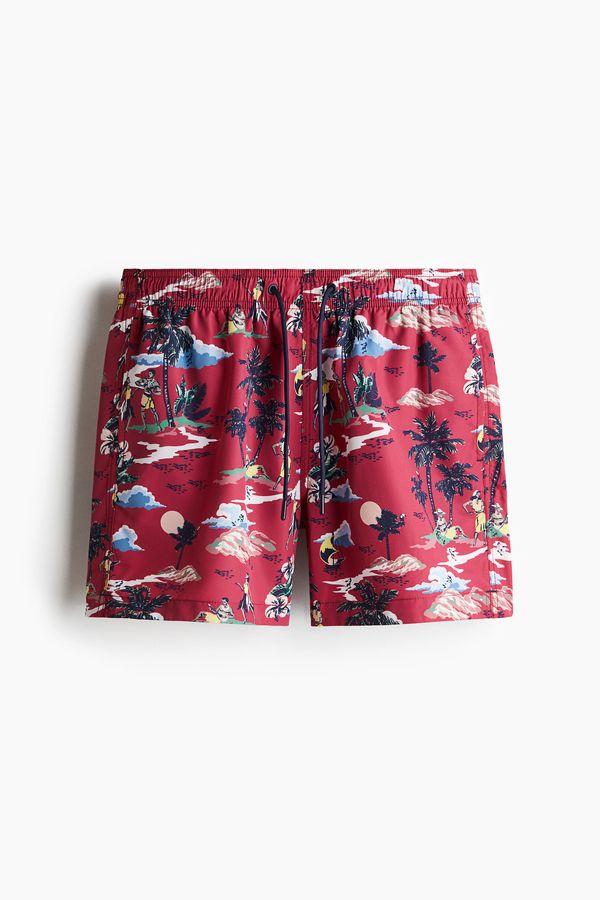 Bermuda de baño estampada
