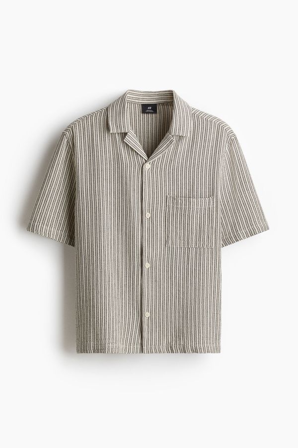 Camisa resort Regular Fit con textura