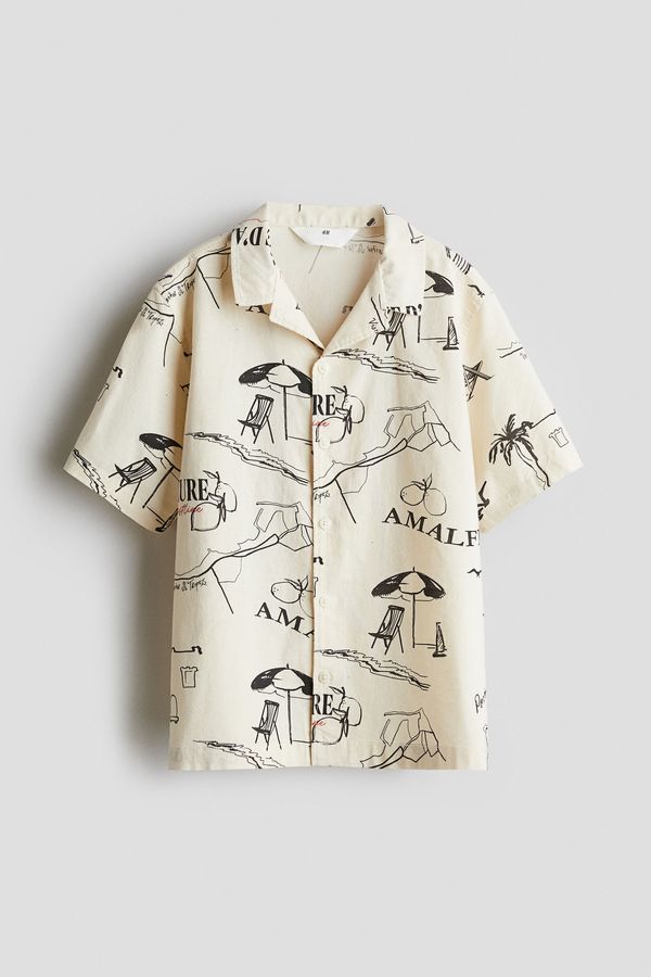 Camisa resort de algodón