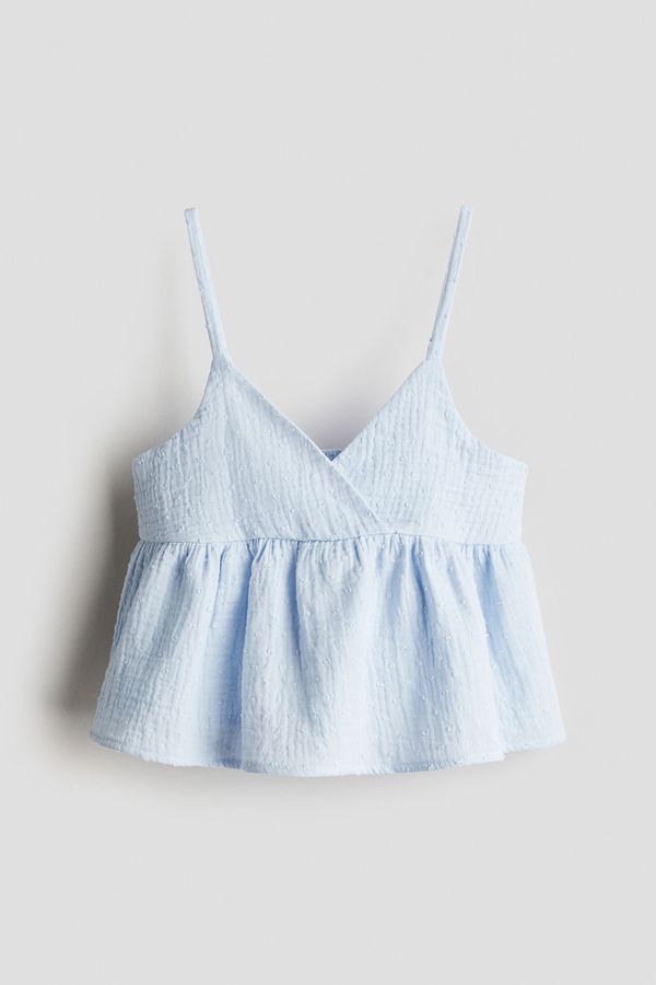 Top de tiras con escote en V