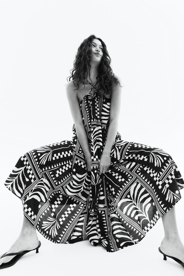 Vestido con tiras delgadas