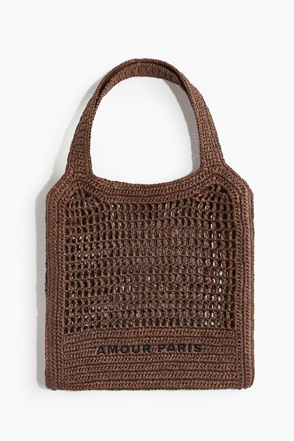 Bolso tote en paja