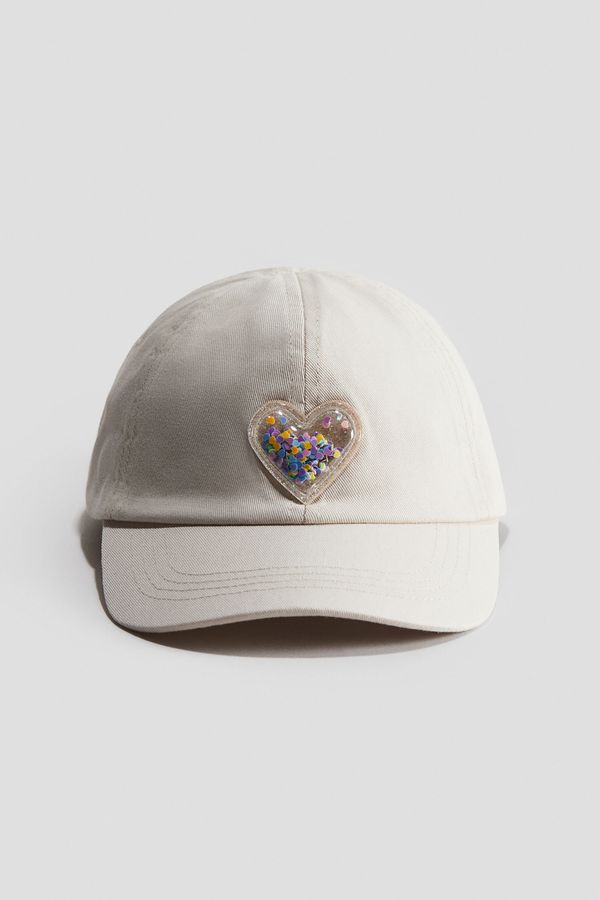 Gorra en sarga de algodón