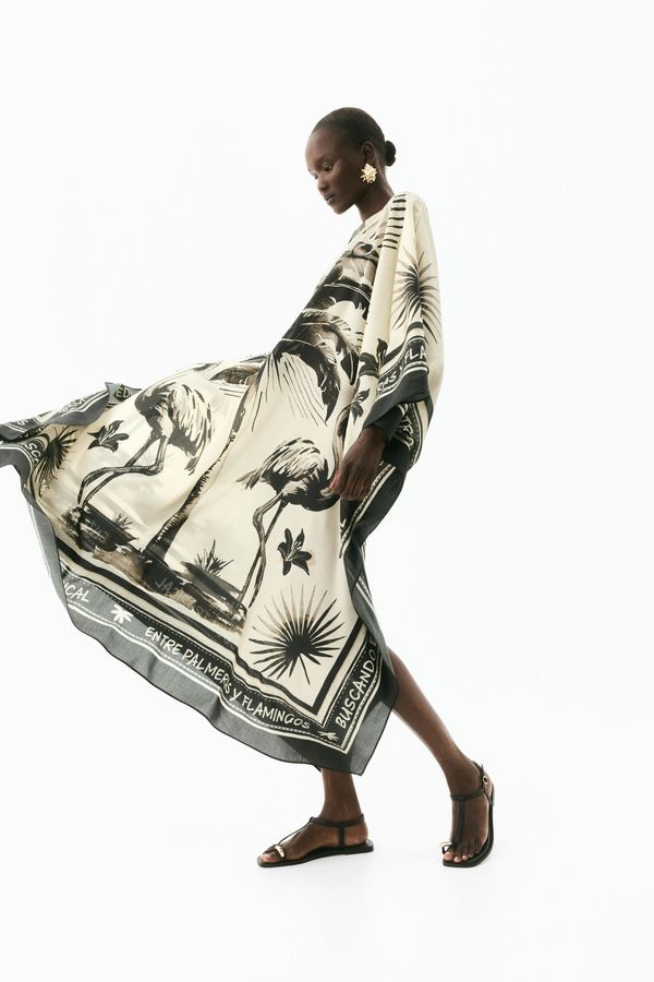 Vestido caftán oversize