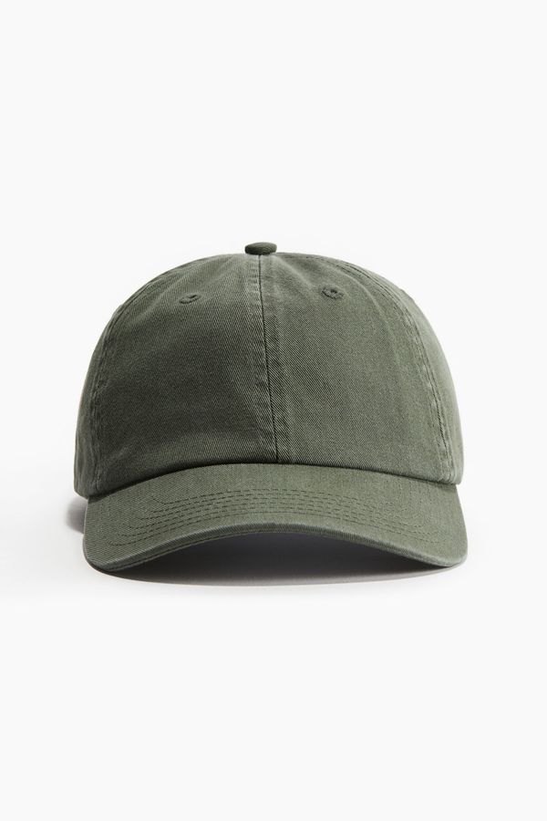 Gorra en sarga de algodón