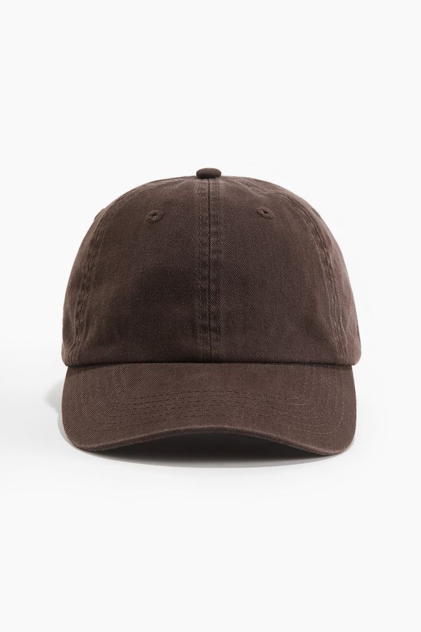 Gorra en sarga de algodón