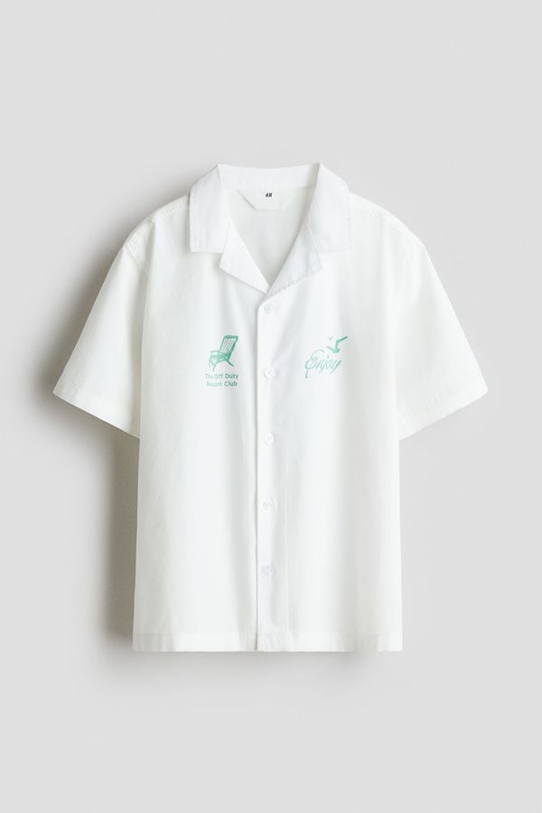 Camisa resort de algodón