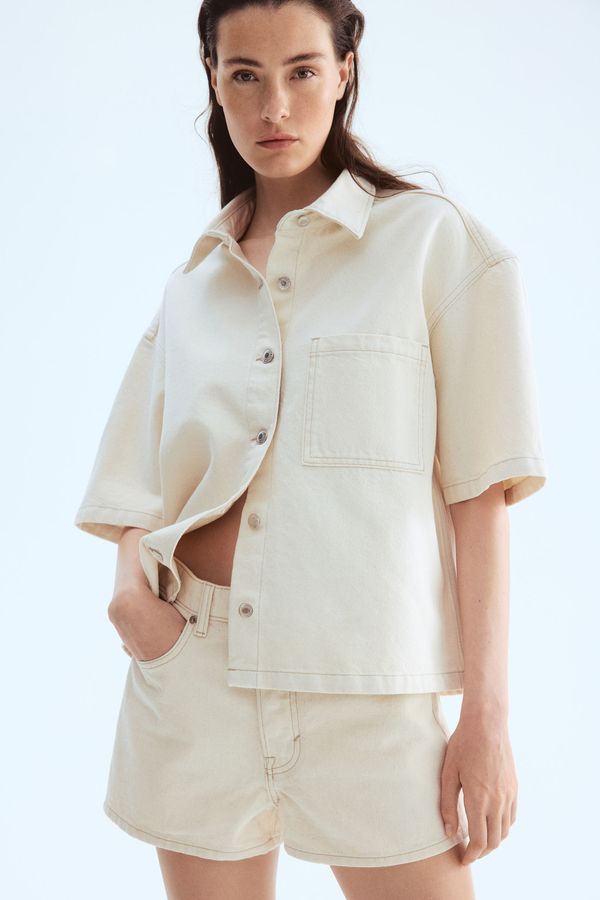 Camisa oversize en denim