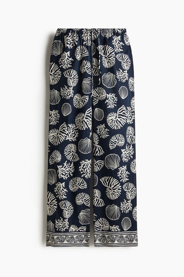 Pantalón de algodón con cordón de ajuste