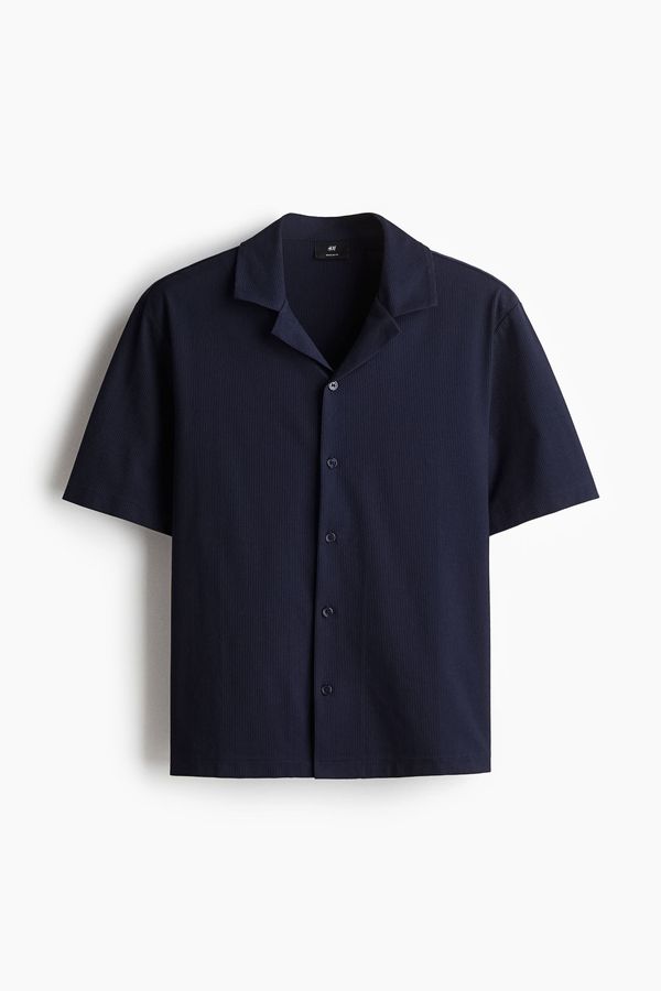Camisa resort acanalada Regular Fit