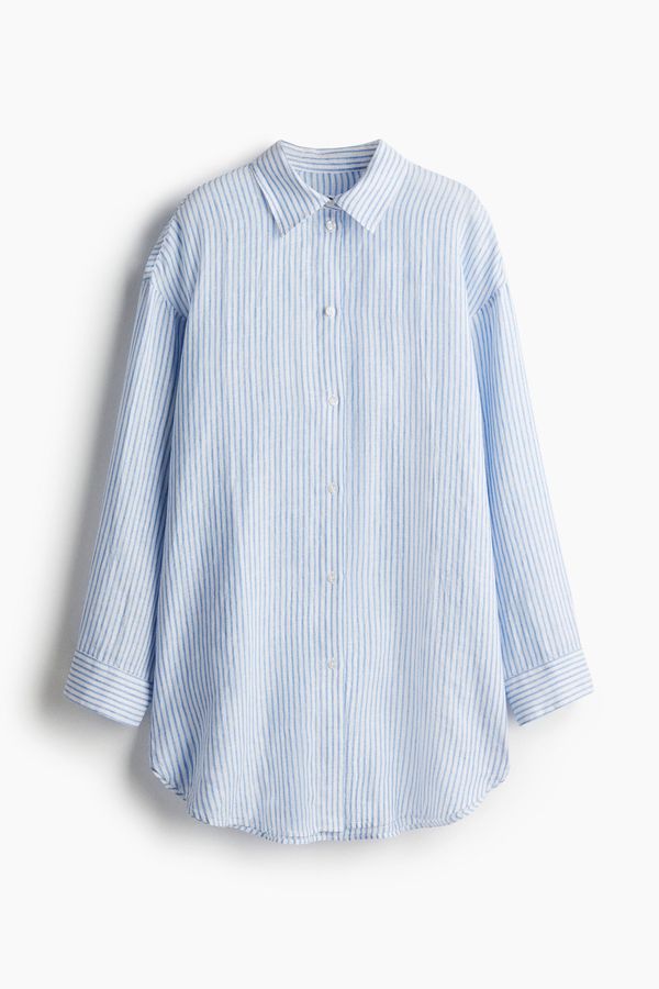 Camisa playera de lino