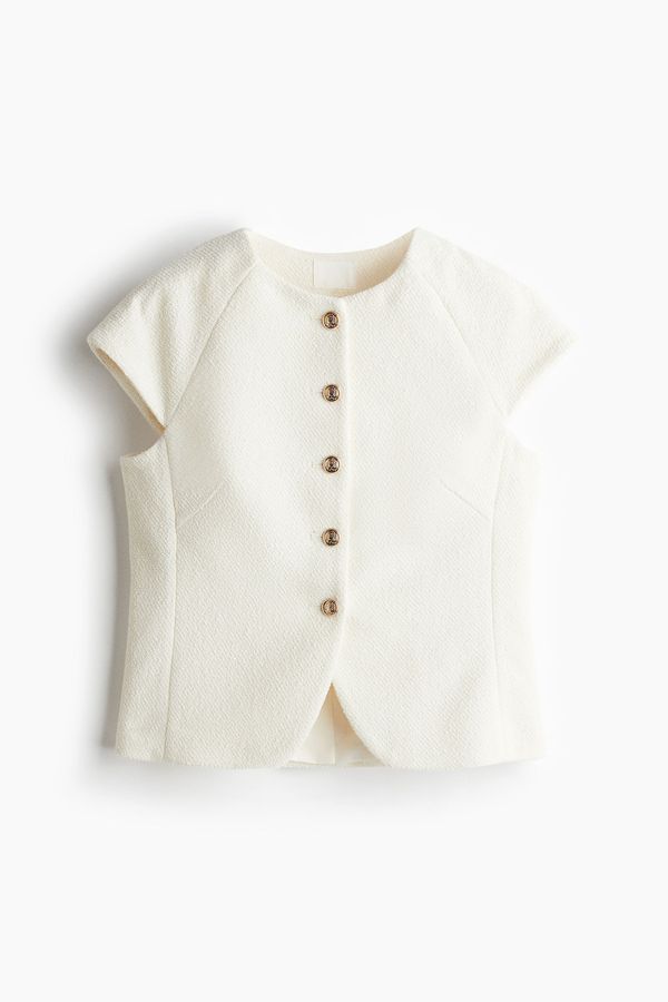 Blusa con botones delante