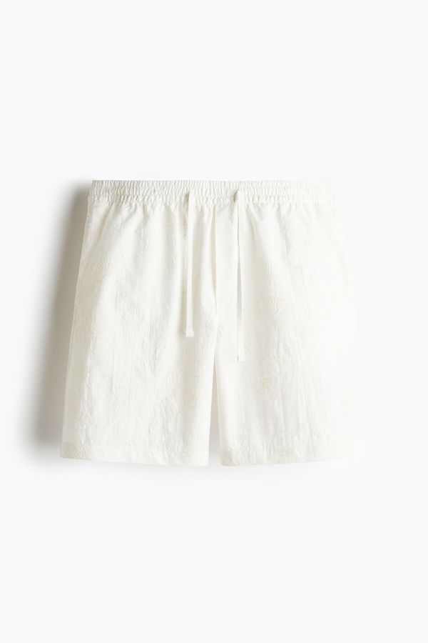 Shorts con diseño bordado Relaxed Fit