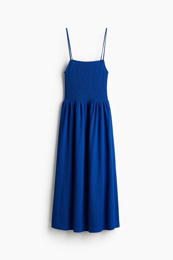 Vestido de tiras con cuerpo enresortado