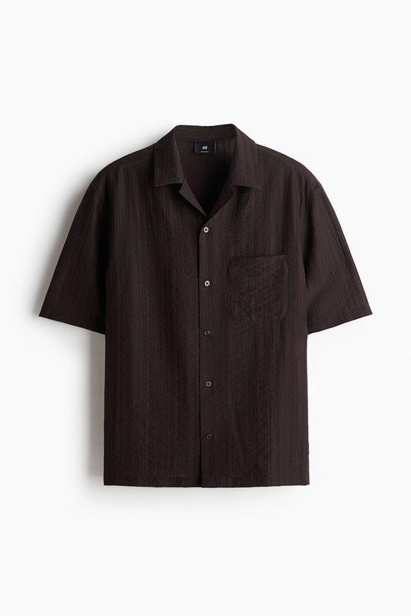 Camisa resort con textura Regular Fit