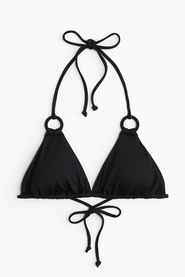 Top de bikini triangular con relleno