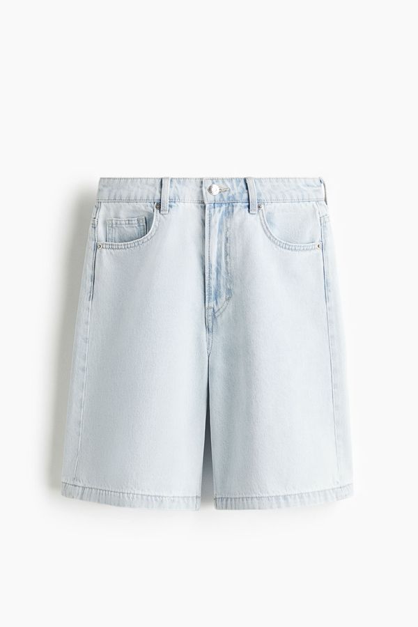 Denim Bermuda shorts