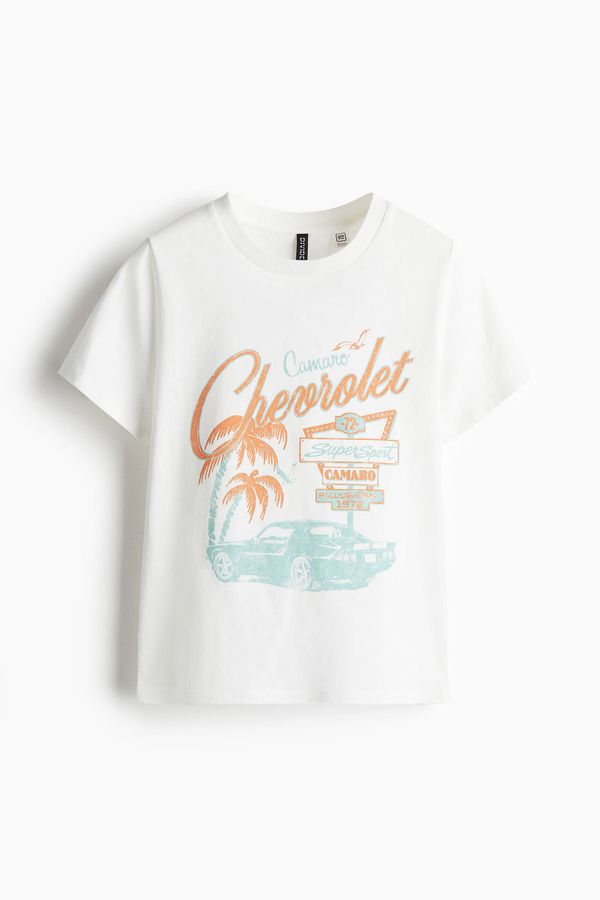 Camiseta de algodón con estampado