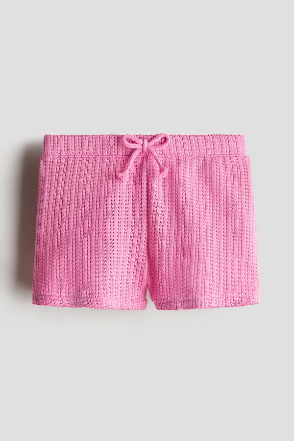 Shorts en tejido texturizado