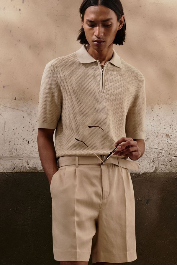 Camiseta estilo polo Slim Fit