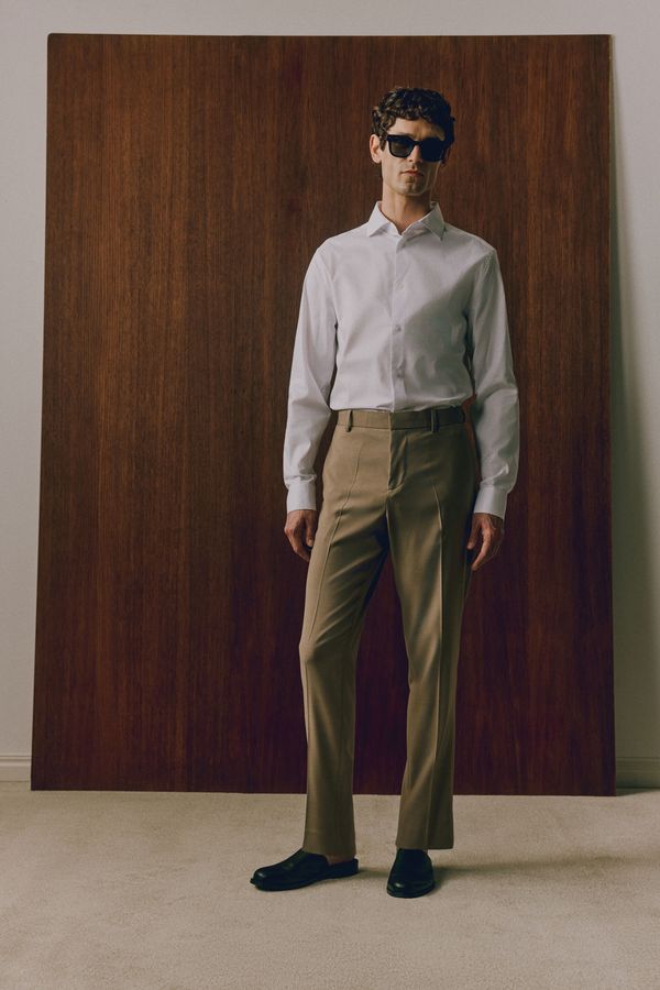 Camisa de algodón Slim Fit