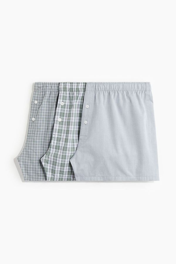 Pack de 3 boxers sueltos en tela de algodón