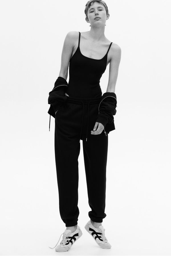 Pantalón de sudadera en mezcla de algodón