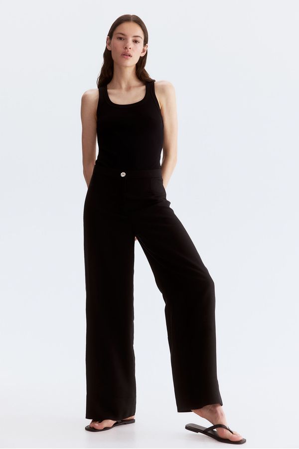 Pantalón en mezcla de lino