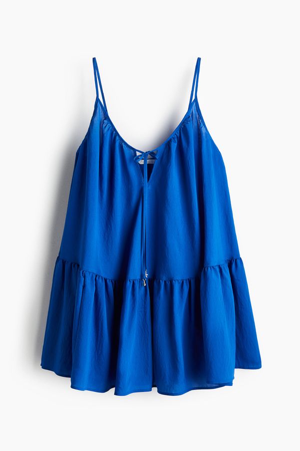 Vestido línea A con tirantes delgadas