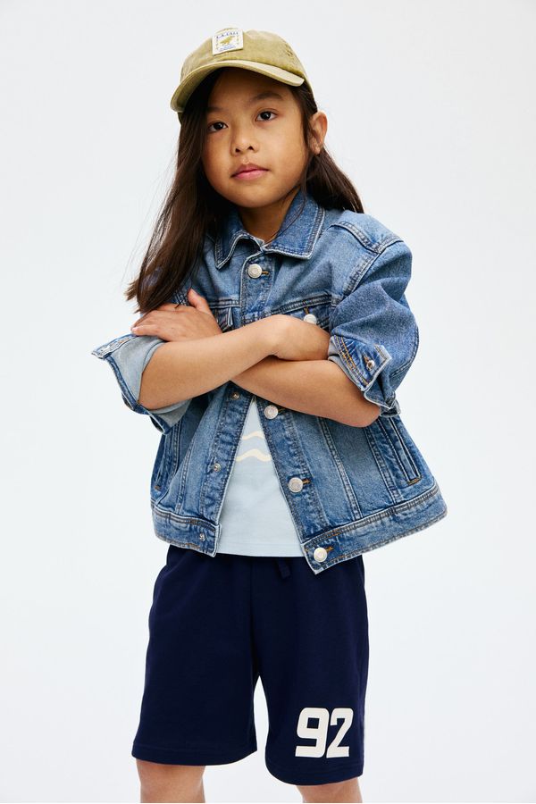 Shorts en franela estampada