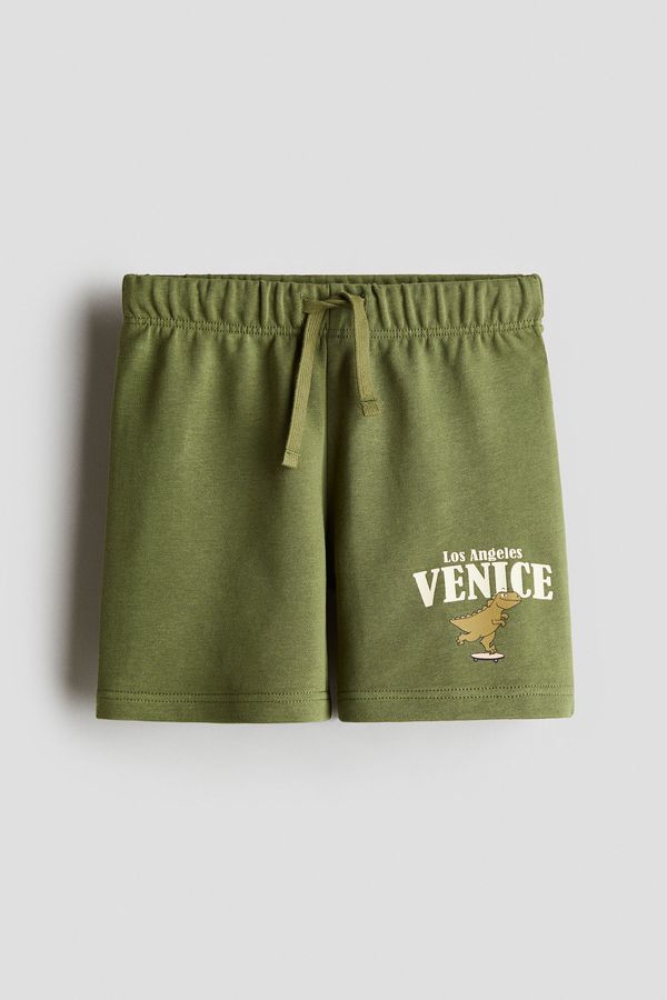 Shorts en franela estampada