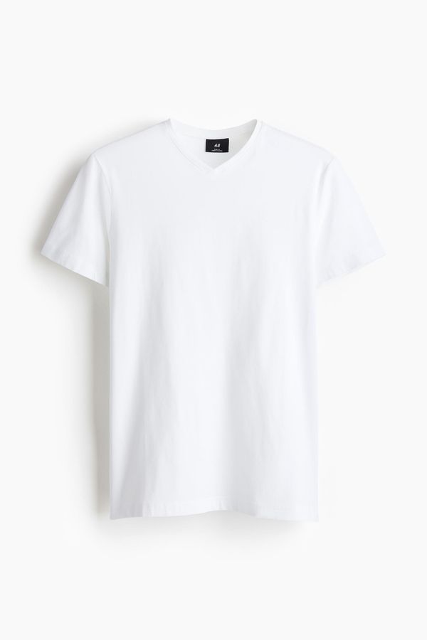 Camiseta Slim Fit con cuello en V