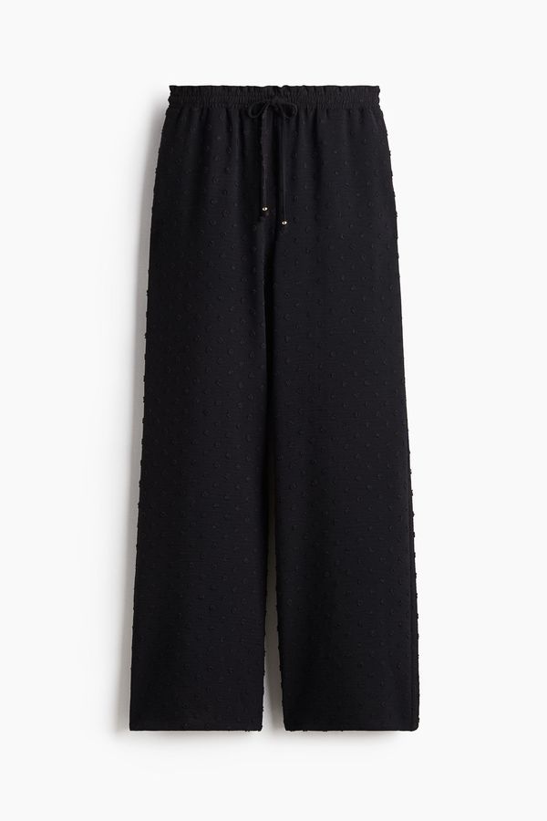 Pantalón plumeti con cordón de ajuste