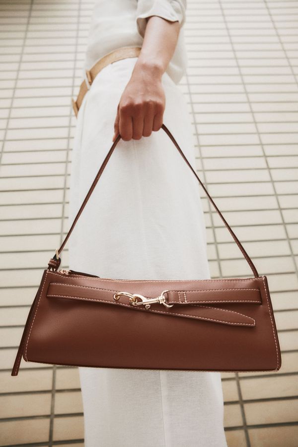 Bolso de hombro rectangular