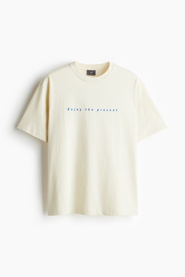 Camiseta con motivo estampado Loose Fit