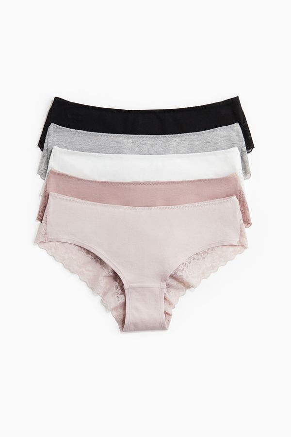 Pack de 5 pantis hipster
