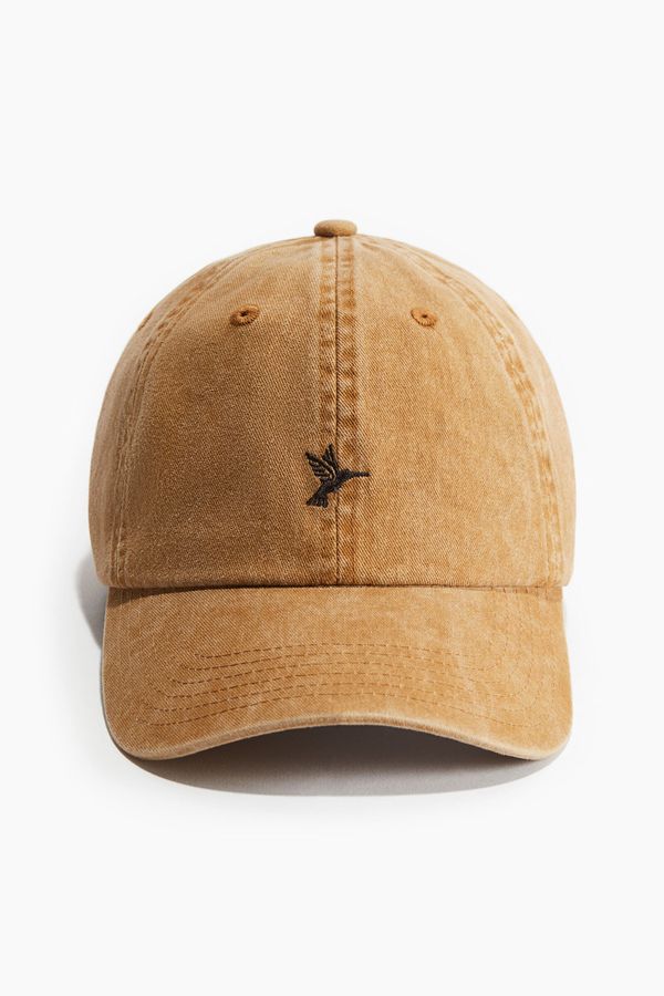 Gorra en algodón con motivo bordado