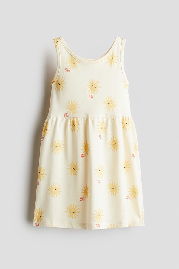 Vestido estampado en algodón
