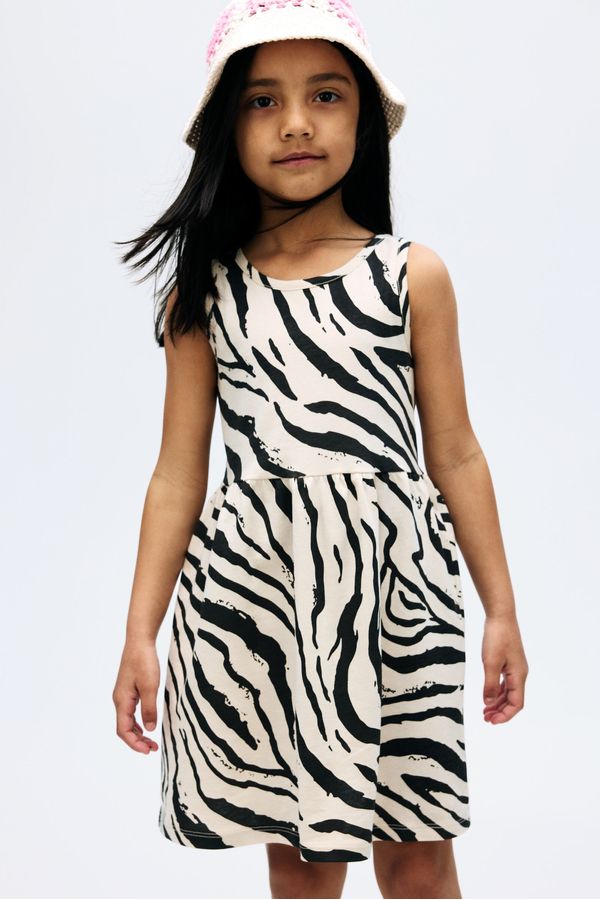 Vestido estampado en algodón