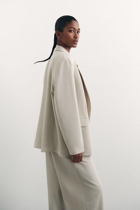 Blazer de doble botonadura