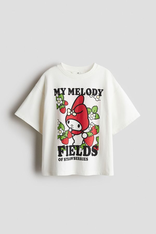 Camiseta de algodón con motivo