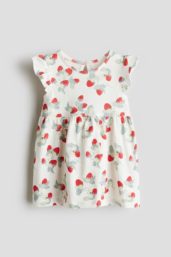 Vestido estampado de algodón